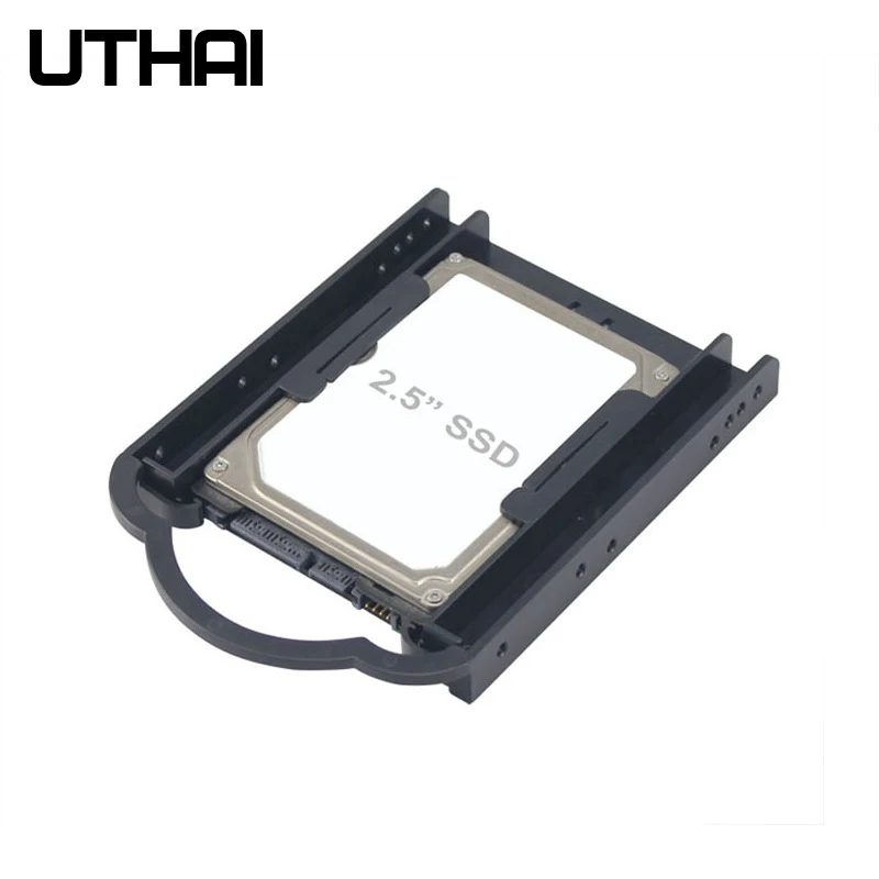 UTHAI G05 2,5 a 3,5 pulgadas soporte de disco duro SSD soporte de tornillo libre disco duro de estado sólido convertidor de PC adaptador