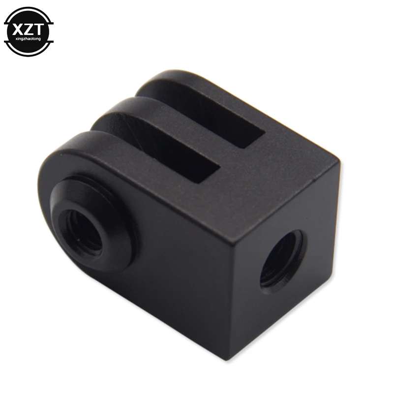 Mini trípode Universal de aleación de aluminio CNC, adaptador de Base para cámara de deportes al aire libre para GoPro SupTig, monopié con tornillo de 1/4 ", 1 Uds. - imagen 5