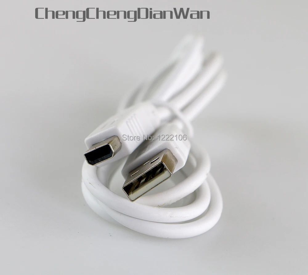 20 piezas cargador de datos USB Cable de carga para Nintendo Wii U WIIU controlador de mando 1M - imagen 2