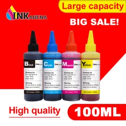 Kit de tinta de tinte de 100ml para impresora Brother, LC16, LC38, LC39, LC61, LC65, LC67, LC975, LC980, LC985, LC990, LC1100, DCP-165c, 145c, 185c, 385c, 585cw
