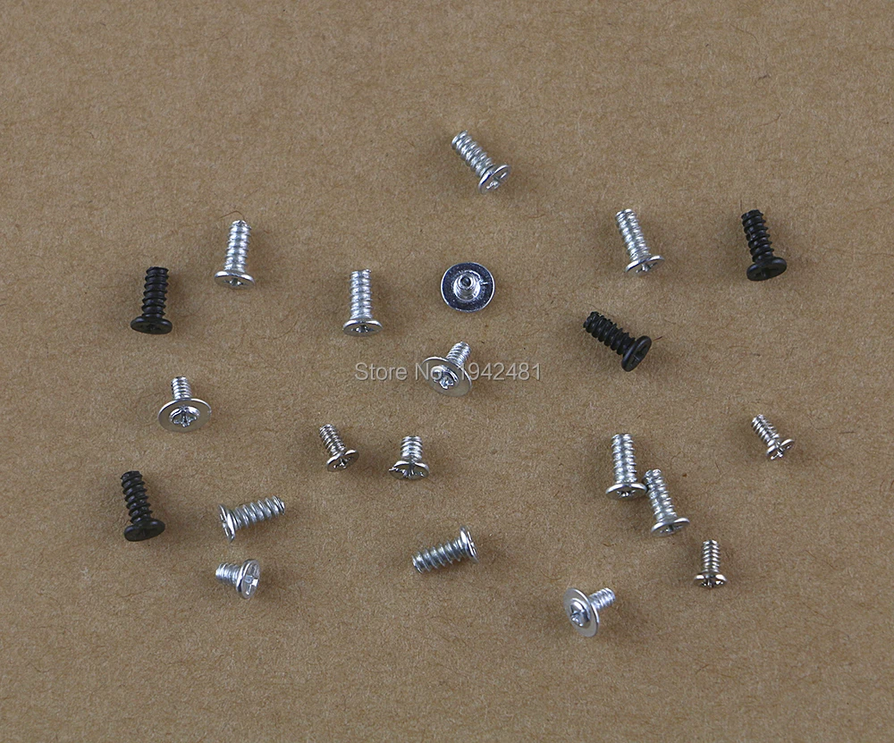 2 juegos de piezas de reparación de tornillos de juego completo de buena calidad para tornillos de carcasa de consola psp1000 - imagen 4