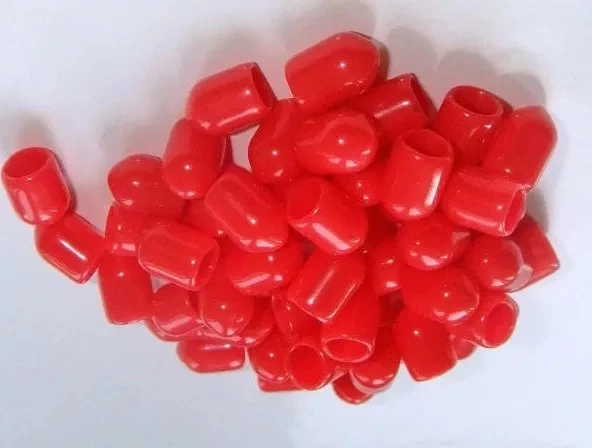 Tapa antipolvo SMA905 para conector SMA BNC TNC N 12mm 14mm 16mm 18mm 20mm cubierta protectora de PVC rojo negro envío gratis ELINK 500 Uds - imagen 4