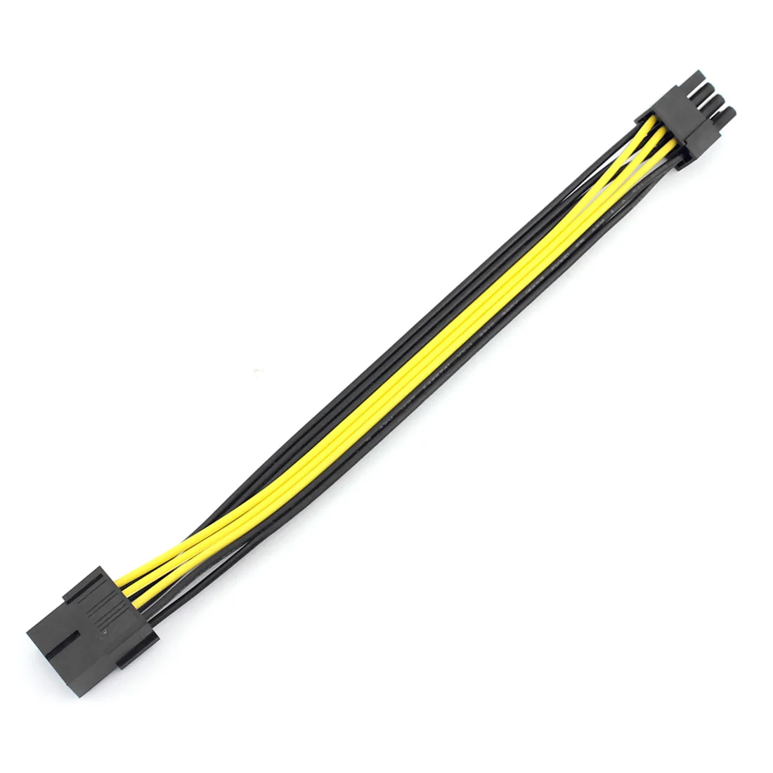 XT-XINTE 1x PCI-E 8Pin a (6 + 2) pin hembra a macho PCIE PCI Express 8Pin 6 + 2P GPU Graphics extensor de Cable 20cm - imagen 3