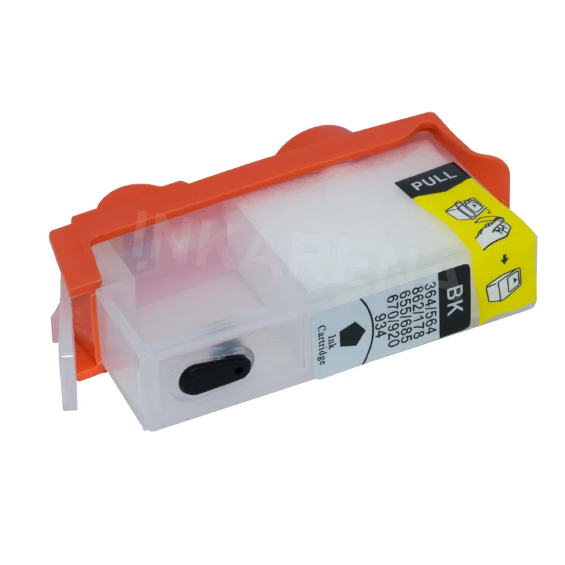 INKARENA-cartucho de tinta recargable 655XL para impresora HP 655, recambio de tinta recargable Deskjet advantage 4625, 4615, 3525, 5525, 4 botellas - imagen 3