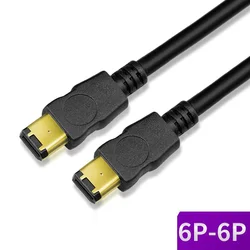Cable IEEE 1394A FireWire 6P a 6P - 400 Mbps Industrial