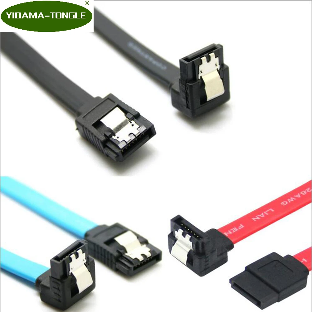 Cable SATA 6 GB/s Angular Recto 30cm - imagen 2