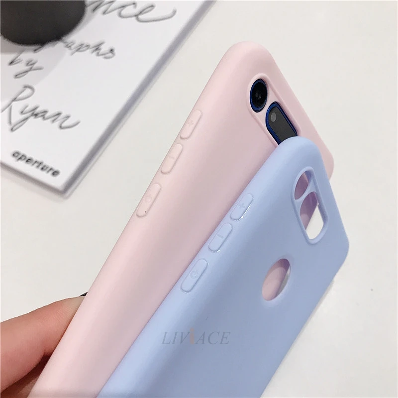 Funda para huawei honor view 20 v20, cubierta trasera de tpu suave, color negro mate, caramelo, para huawei honor view20 - imagen 4