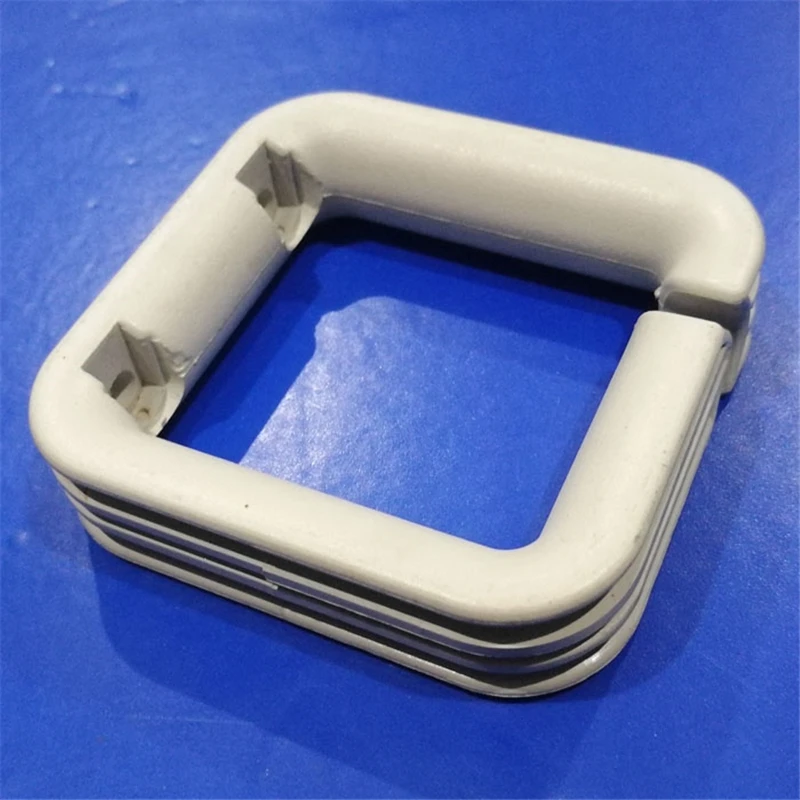 Anillo de cable tipo cuadrado plástico ABS esay para instalar administrador de cables de color blanco 70*67mm para gabinete de red ventas de fábrica 50 Uds - imagen 3