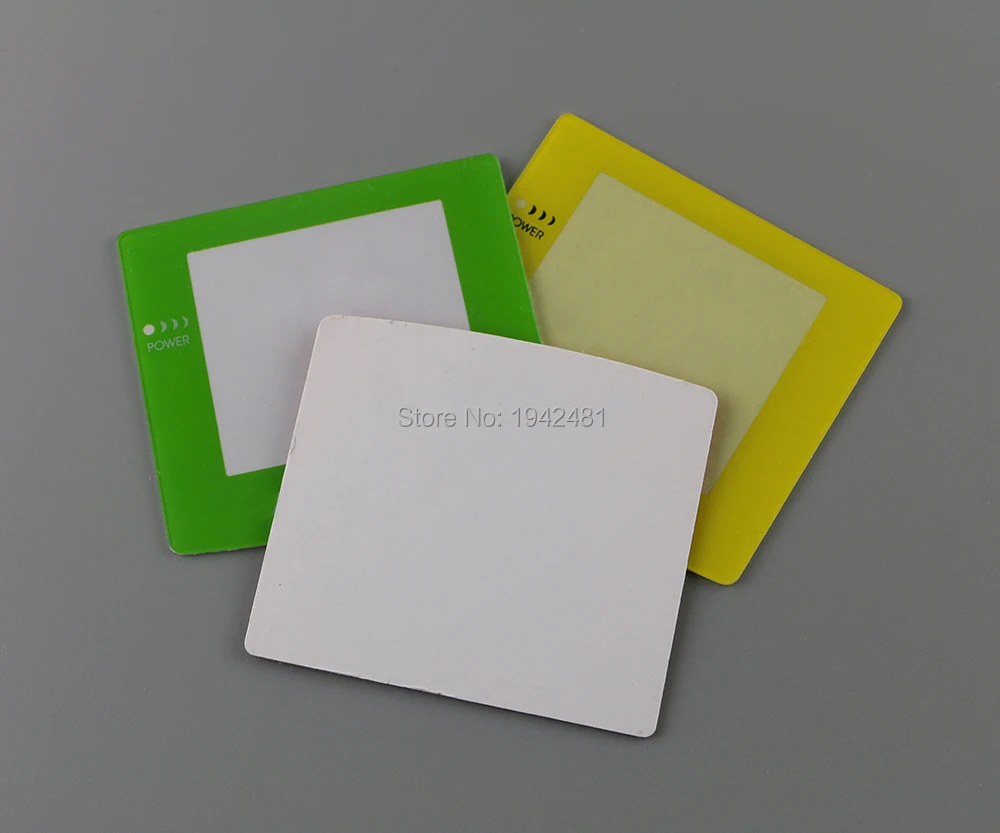 8 Uds pantallas de colores de plástico de alta calidad para Gameboy Color GBC Accesorios de reparación cubierta de lente para consola GBC - imagen 5