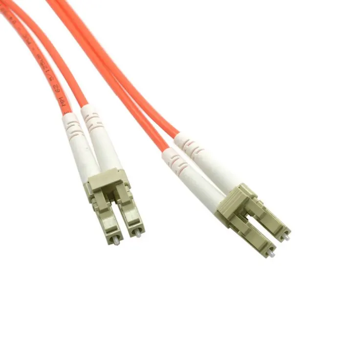 Cable de conexión de fibra Dual LC a LC, Cable de puente MM, multimodo óptico dúplex para Red de 1m, 3m, 5m, 10m, 20m, 10 pies, 16 pies, 33 pies, 66 pies - imagen 2