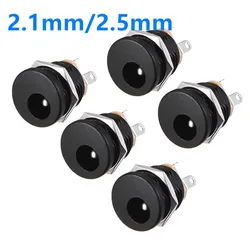 Conector DC 5.5x2.1/5.5x2.5mm con Tuerca – DC022