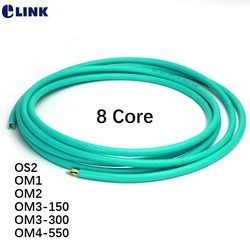 Cable Fibra Óptica ELINK GJFJV-8 OS2 8 Núcleos Monomodo Interior