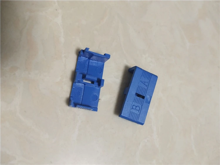 SC dúplex AB Clip 100 pares para conector SC dx verde azul gris plástico SC accesorio de fibra óptica piezas ftth ELINK - imagen 2