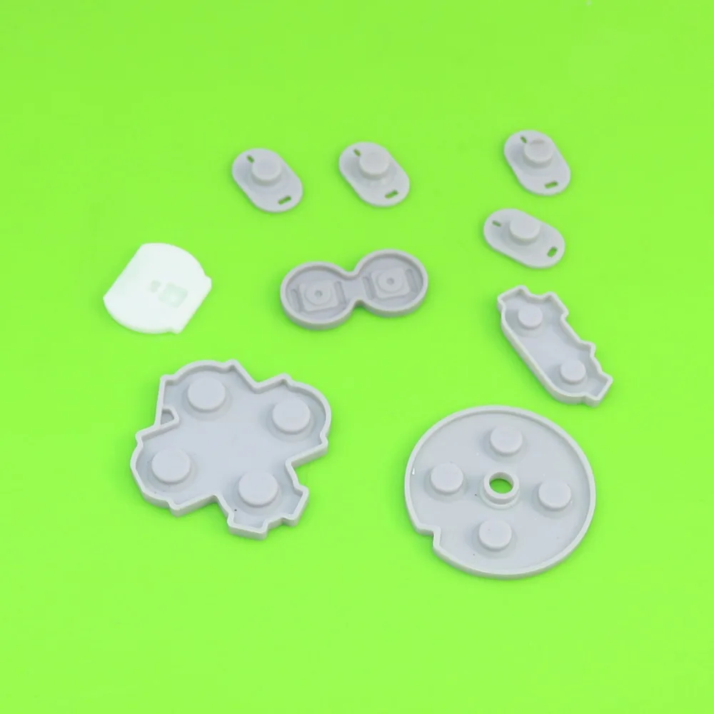 1 Juego de almohadillas de silicona de goma conductora para WIIU PAD WII PRO para NDSI LL XL nuevo 3DS SNES NES almohadillas de botones para la nueva consola 3DS XL LL - imagen 4