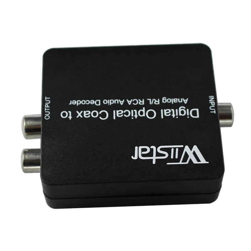 Decodificador Wiistar DTS/AC3 Decodificador y convertidor de audio L/R digital a analógico con conector de audio de 3,5 mm con cable óptico - imagen 5