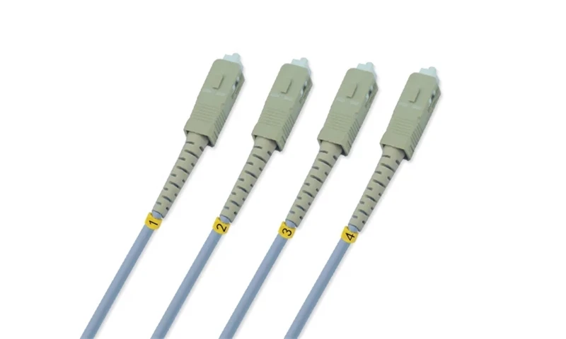 Cable de conexión de fibra blindado OM2 4 núcleos 1-50m SC LC FC ST UPC APC 4C multimodo 4 fibras cable de puente óptico ELINK ftth 20M30m - imagen 4