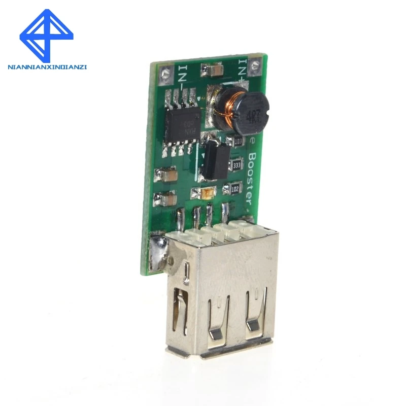 5 unids/lote de cargador de salida USB de CC 3V a 5V, módulo de potencia de aumento, Mini convertidor de refuerzo de DC-DC - imagen 3