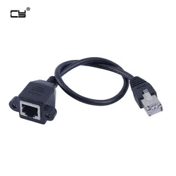 Extensor RJ45 Macho Hembra para Panel – Montaje Ethernet