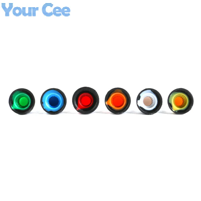 20 piezas/2 uds WH148 tapa de perilla de potenciómetro A-2 AG2 plástico para diámetro 6mm mango de ciruela amarillo naranja azul blanco rojo verde mezcla - imagen 4