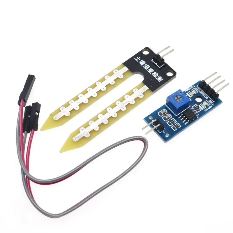 Electrónica Inteligente, higrómetro de humedad del suelo, módulo Sensor de humedad de detección para placa de desarrollo arduino, Robot DIY, coche inteligente - imagen 4