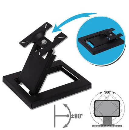 Soporte plegable para pantalla táctil de 14-24 pulgadas, Base acero Monitor TV, TSM-100, movimiento completo