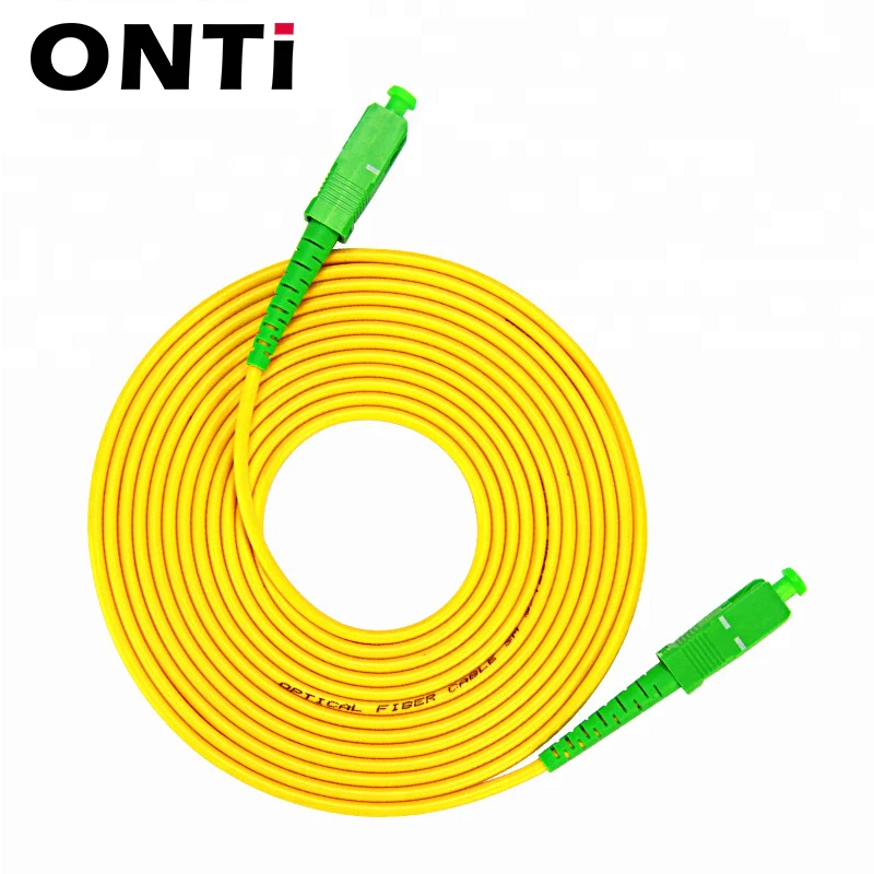 ONTi Cable de Fibra Óptica SC-SC Simplex SC/APC 2,0 mm FTTH - imagen 2
