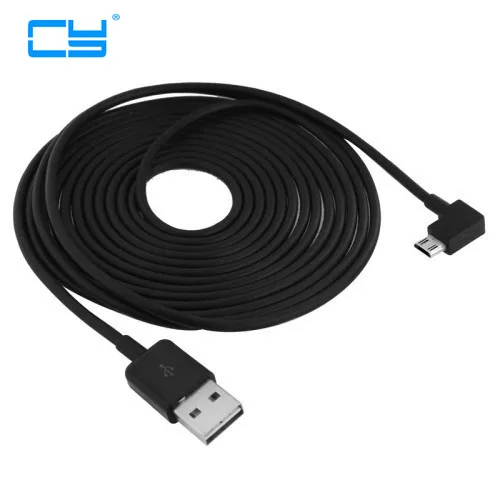 Cable Micro USB corto de 90 grados 2A, carga rápida de 90 esquinas, cargador USB a ángulo Microusb, sincronización de datos, Cable de carga rápida de 100cm - imagen 4
