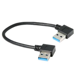 Cable USB 3.0 Tipo A con ángulo de 90 grados para disco duro