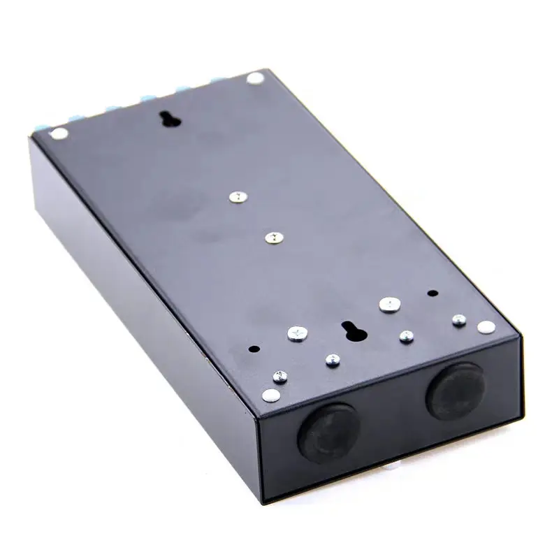 Caja de terminación de fibra óptica, 24 núcleos, coleta LC totalmente instalada y adaptador SPCC, panel de conexión de 12 puertos, distribución ftth engrosada - imagen 4