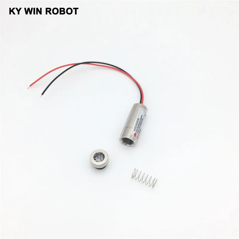 Módulo de línea láser roja cruzada, lente de vidrio enfocable, clase Industrial, 1 piezas, 650nm, 5mW - imagen 4