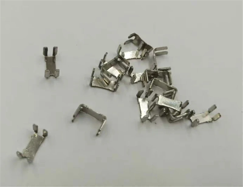 Clip de fibra de metal para cable de caída en tubo de furcación, clip de fijación para dispositivo de ramificación ELINK 3000 Uds 9000 Uds