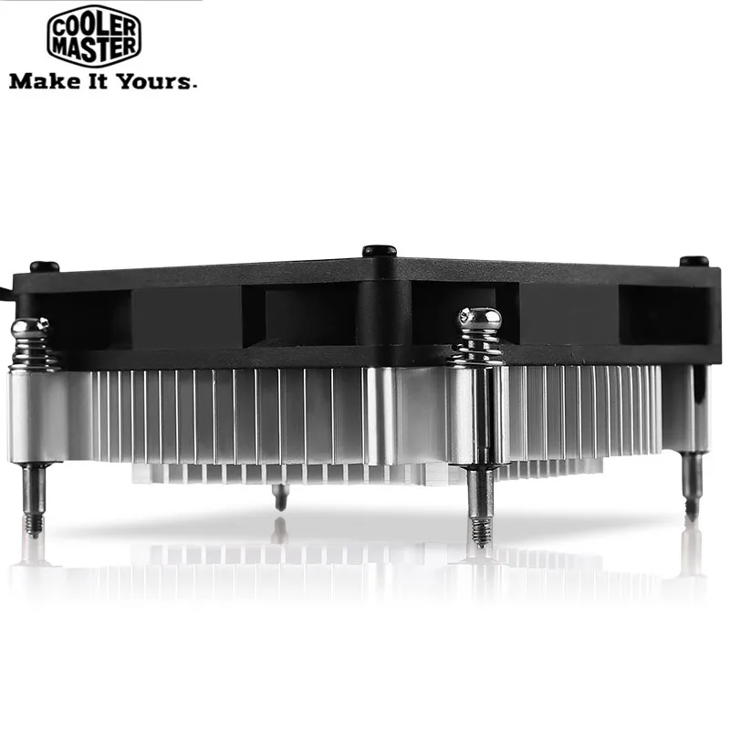 Cooler Master H115 H116 MINI CPU Cooler para máquina todo en uno MINI PC Box para Intel LGA 1155 1156 1150 1151 ventilador silencioso de 80mm