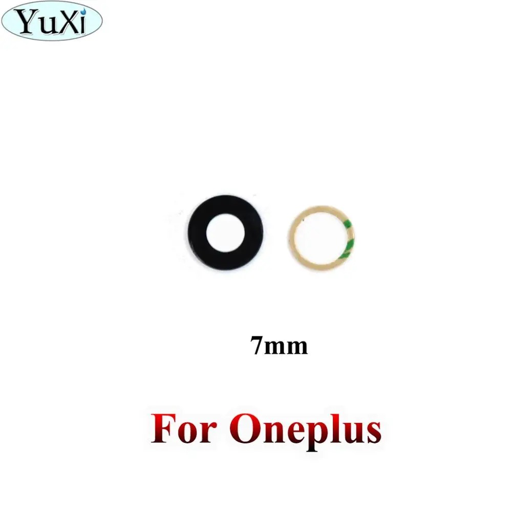 YuXi-cubierta de cristal para cámara trasera de Oneplus 3, 3T, A3000, A3003, A3010, Oneplus 1, 2, 5, 5T, A5000, 6, A6000, con pegatinas de pegamento - imagen 2