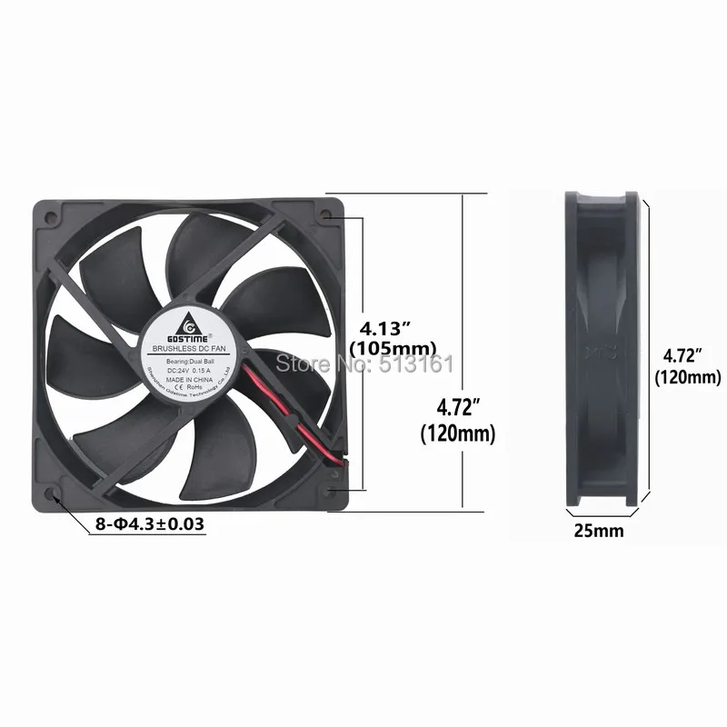 24v 12025B fan 4