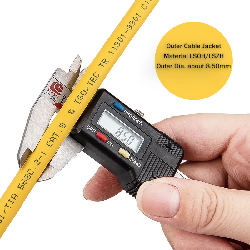 LINKWYLAN Cable RJ45 Cat8 40G SFTP 22AWG LSZH CPR Alta Velocidad - imagen 4
