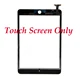 white touch screen