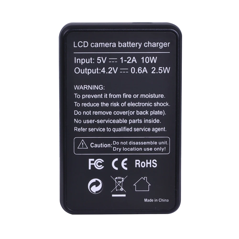 Batería Batmax CGA-S005E S005 DMW-BCC12 + cargador USB LCD para Panasonic Lumix DMC-LX1 LX2 LX3 FX3 BCC12 para FUJI NP-70 DB60 - imagen 5