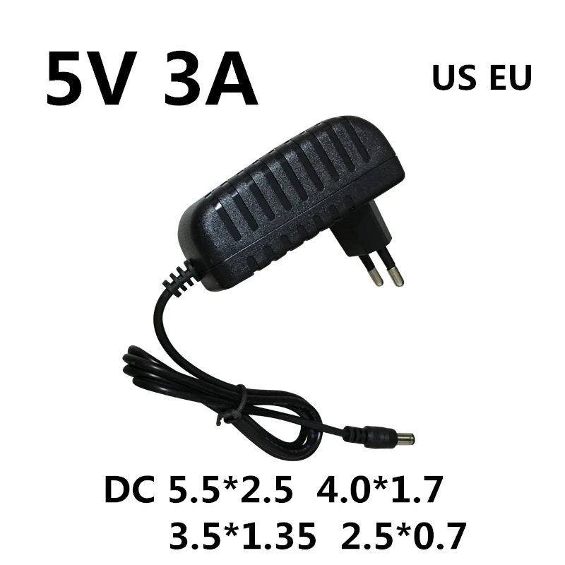 Adaptador de fuente de alimentación conmutada, convertidor de CA 100-240V, 5V, 1A, 2A, 3A, UE, EE. UU., AU, Reino Unido, varios enchufes de CC - imagen 2