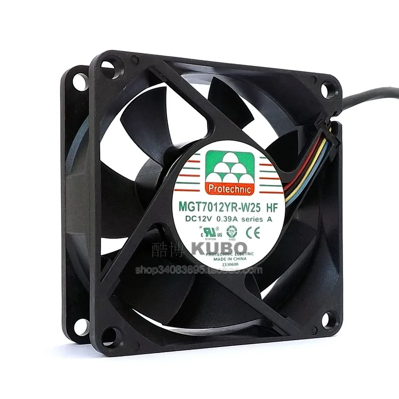 Protechnic MGT7012YR-W25 Ventilador CPU 70x70x25 mm 12V PWM 4 pines