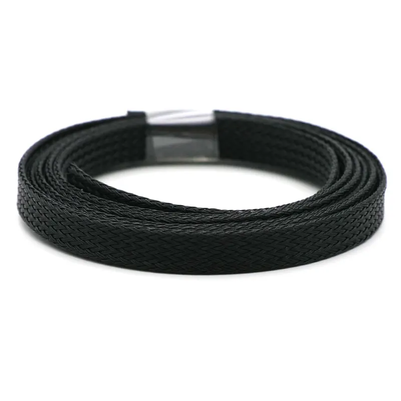 Angitu-Cable trenzado PET de 6mm, malla expandible, Sleeve-10m trenzada