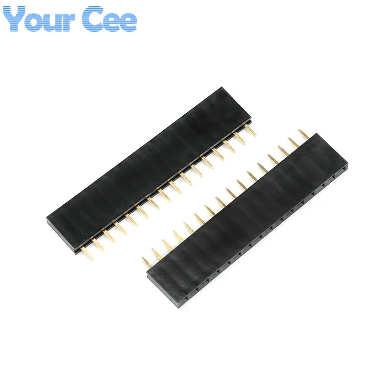 Cabezal de Pin hembra de una sola fila, toma LCD 2,54, 16P, 16 pines, 1602mm, 20 unidades - imagen 2