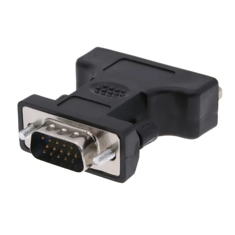 ALLOYSEED-Adaptador de Cable DVI hembra a VGA macho de 15 Pines, convertidor, conector de Cable para proyector de Monitor HDTV CRT, 24 + 5 pines - imagen 4