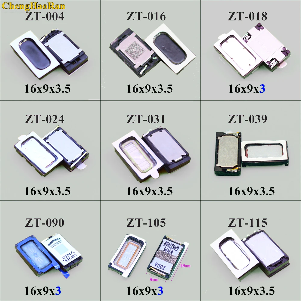 ChengHaoRan 2 uds 16x9x3 altavoz zumbador timbre para Xiaomi Redmi 3 3s /Redmi Note 2 Note 3 Redmi Note 4 4x16*9*3 - imagen 2