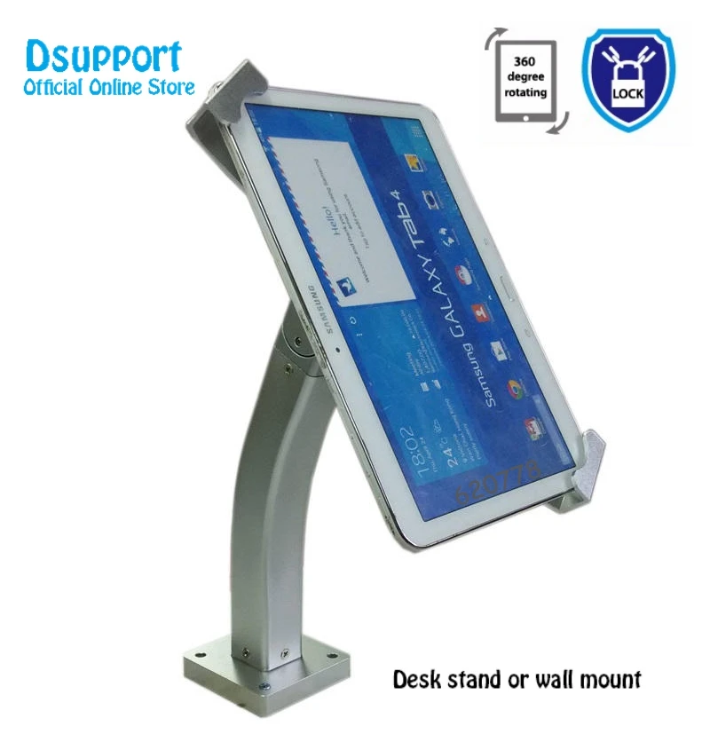 Soporte de escritorio de montaje en pared Universal para tableta de seguridad soporte antirrobo soporte de seguridad para 7-13 pulgadas - imagen 3