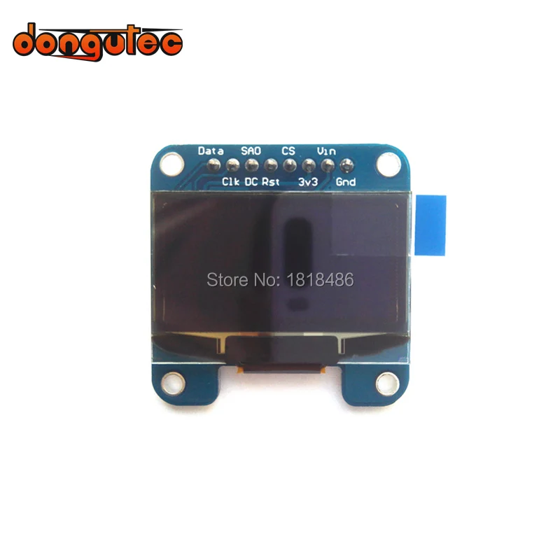 1,3" SSD1306 128x64 I2C/SPI OLED módulo pantalla gráfica blanca monocromática - imagen 2