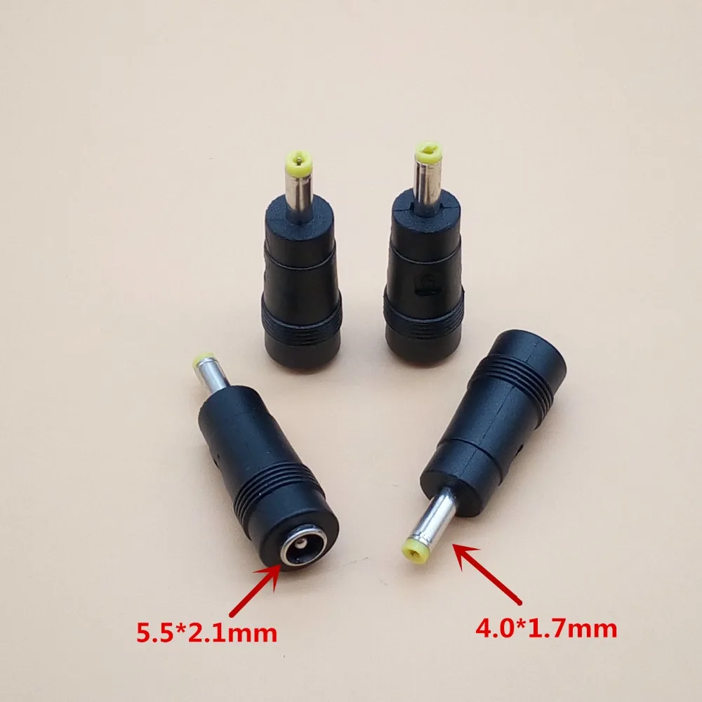 Adaptador de conector de Audio para portátil, 5 piezas, 5,5x2,1mm, hembra a 4,0x1,7mm, 4,8X1,7mm, 3,5x1,35mm, 5,5x2,5mm - imagen 3