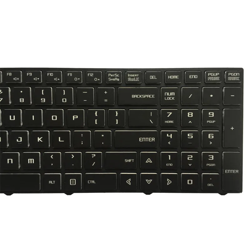 Nos teclado para portátil Clevo P651HP3-G P655HP3-G P650HP3 teclado en inglés con luz de fondo - imagen 3