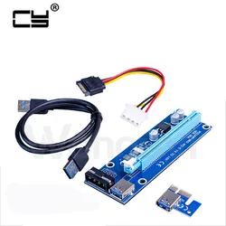 Extensor PCIe para GPU SATA/USB con riser de tarjeta gráfica