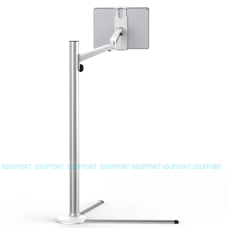 6S-Long-hand-Tablet-Floor-Stand-with-Height-Adjustabl-for-7-13-inch-Tablet-PC-or
