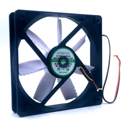 Ventilador 120mm PC Silencioso 1200RPM Refrigeración 18.6dBA
